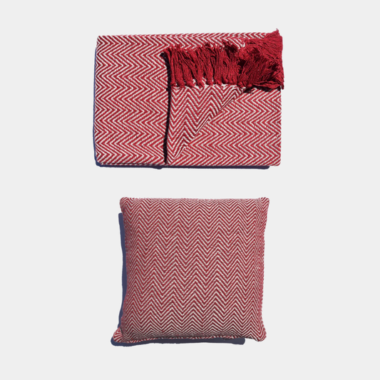 Christmas Cushion & Throw Set